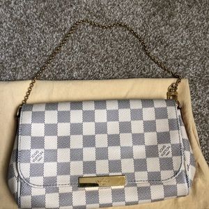 Favorite Mm Damier Azur Canvas Cross Body Bag